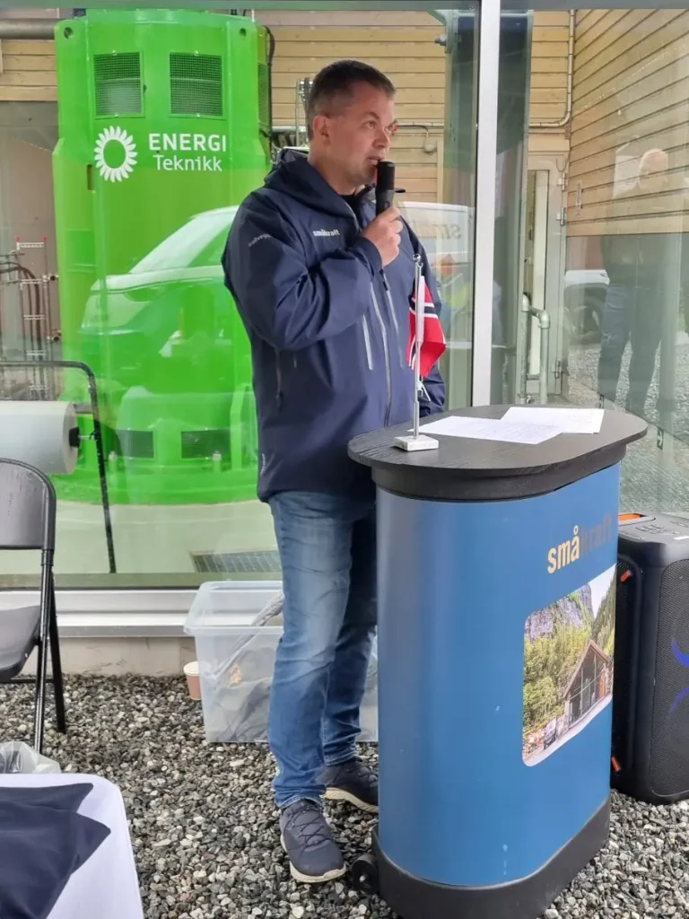 Jørnevikelva kraftverk er offisielt opna.
